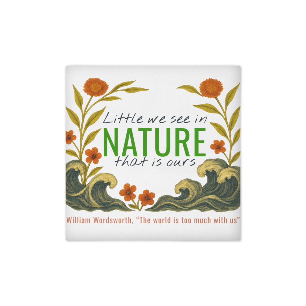 Little we see in — All-Over Print Cotton Pillow Case