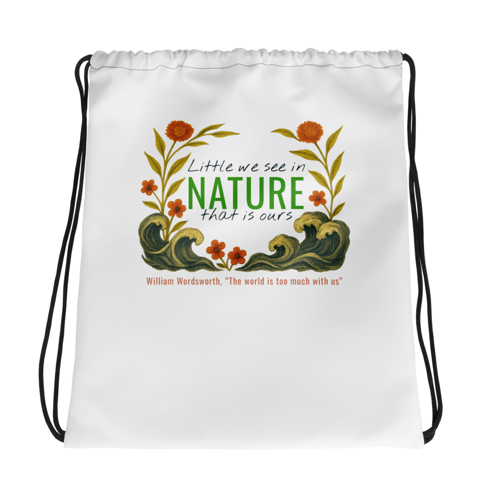 Little we see in — All-Over Print Drawstring Bag