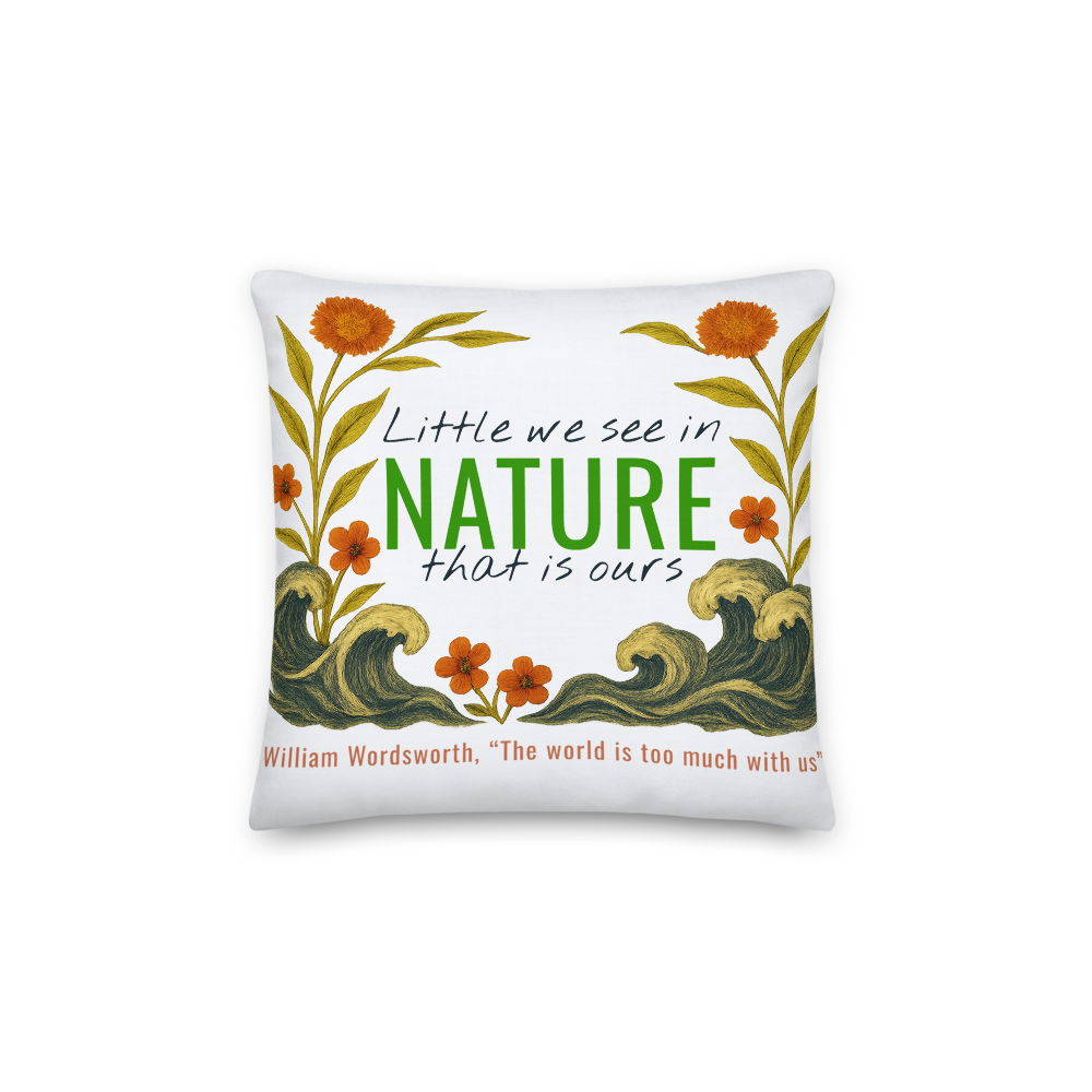 Little we see in — All-Over Print Premium Pillow