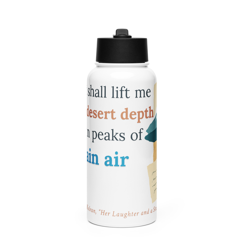 Stainless Steel Water Bottle with a Straw Lid