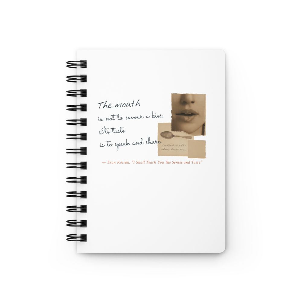 I Shall Teach You the Senses — Spiral Bound Journal