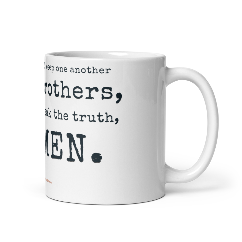Covenant Between Beings — White Glossy Mug