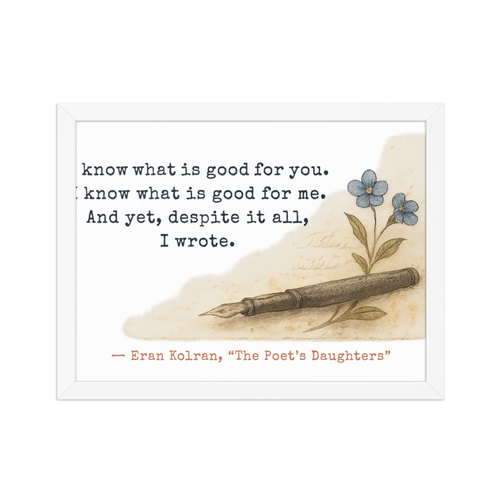 The Poet’s Daughters — Enhanced Matte Paper Framed Poster (cm)