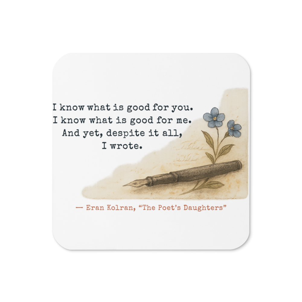 The Poet’s Daughters — Cork-Back Coaster