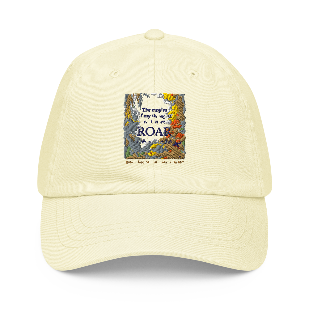 A Gate Opens Before Me — Pastel Baseball Hat | Beechfield B653 · Pastel Lemon