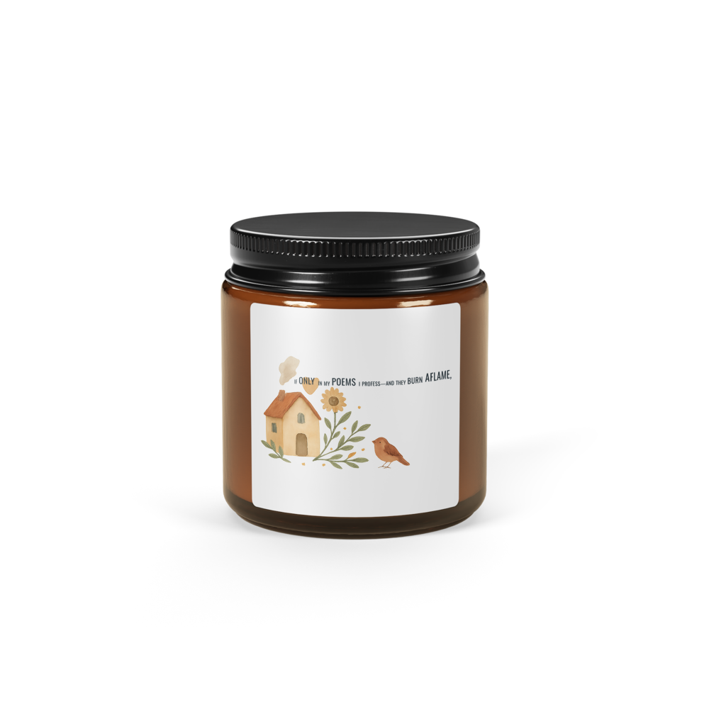 Amber Jar Scented Soy Candle